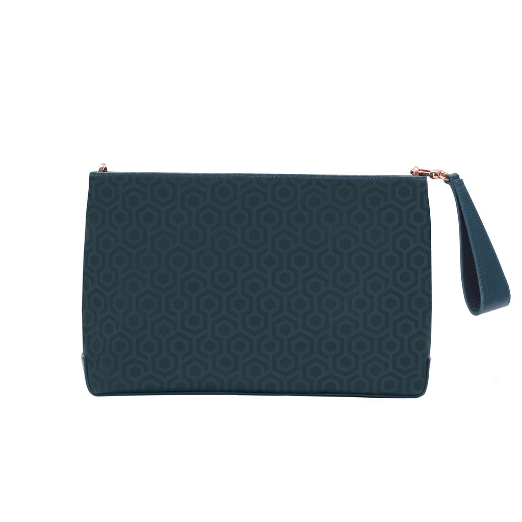 Mischa Crossbody Clutch - Fern (back)