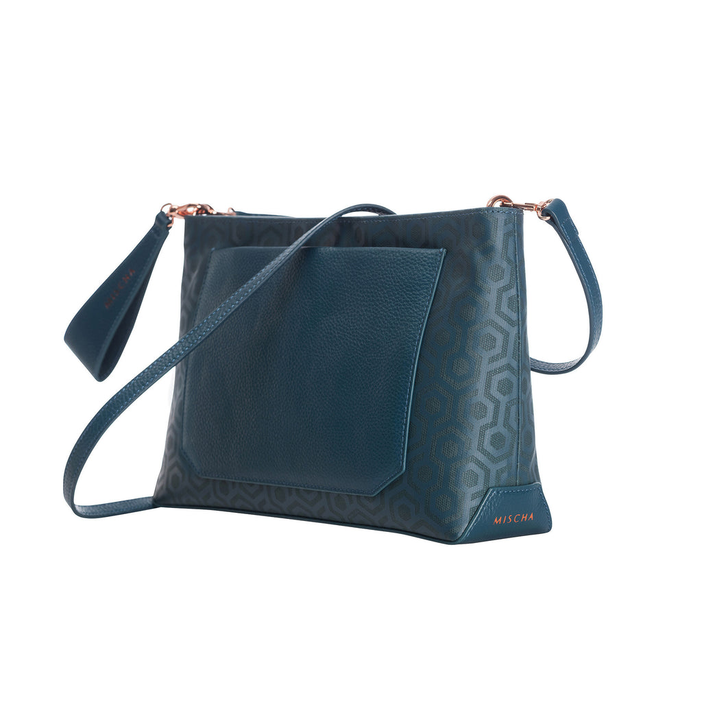 Mischa Crossbody Clutch - Fern (side)