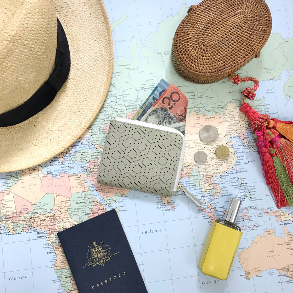 Zip Around Wallet - Stone