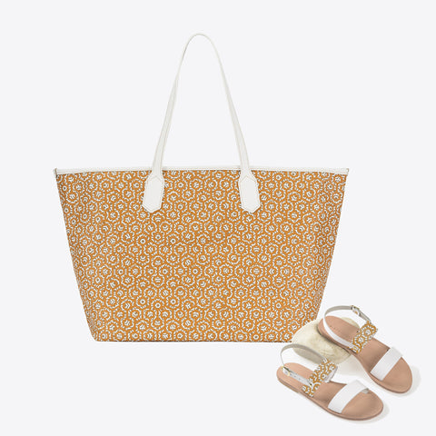 Alasia Lifestyle Meropi Lace Up Sandals - Metallic Gold