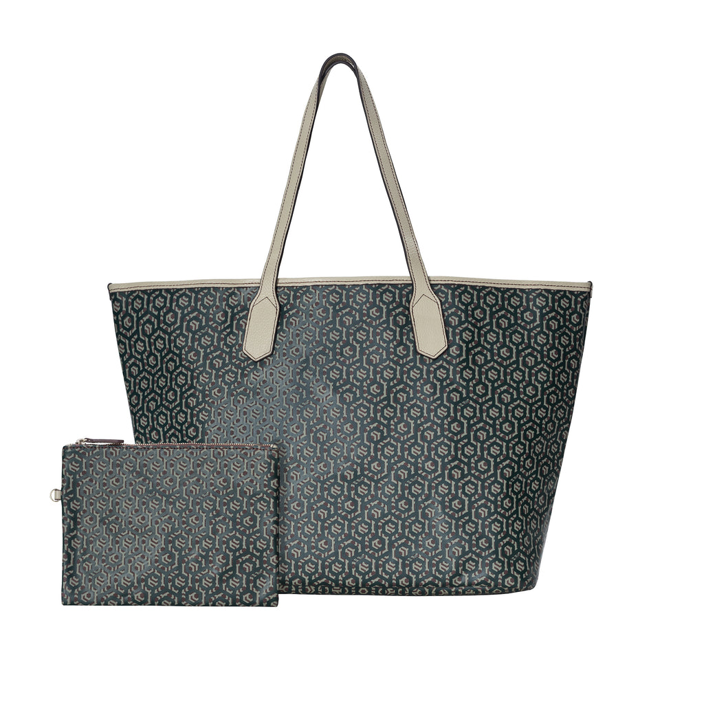 MISCHA Jet Set Tote - Mahogany (with pouch)
