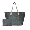 MISCHA Jet Set Tote - Mahogany (with pouch)