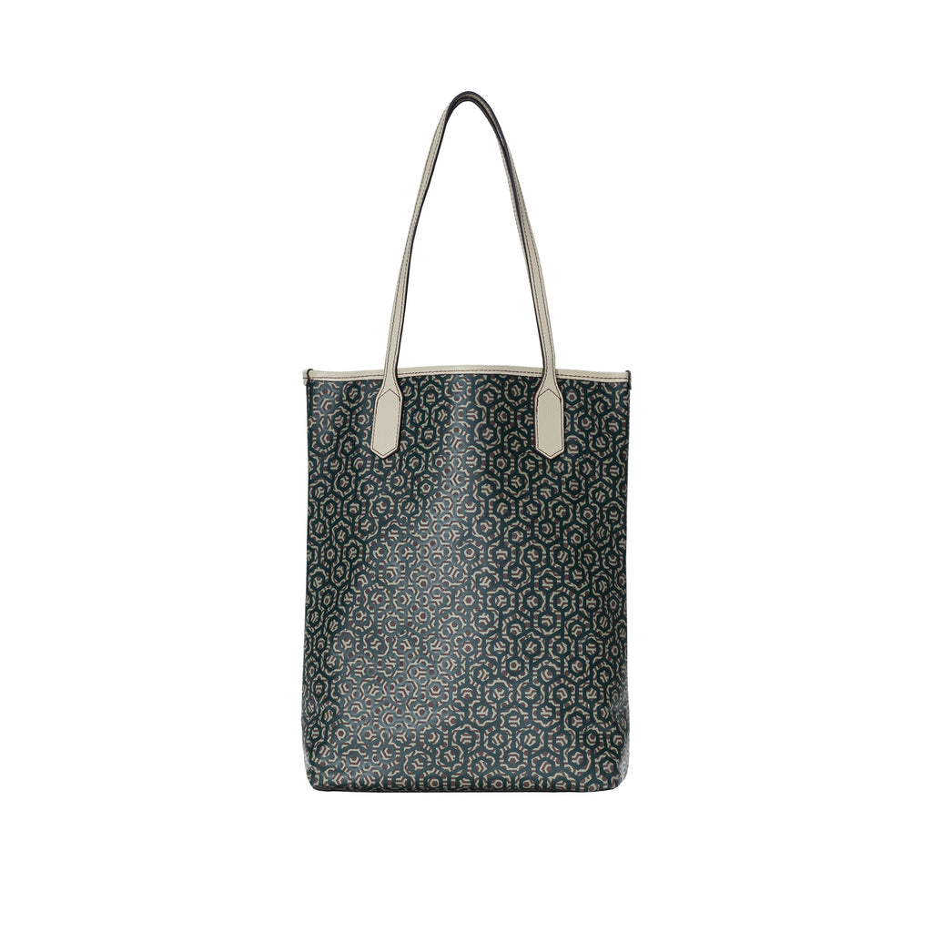 MISCHA Vertical Tote - Mahogany (back)