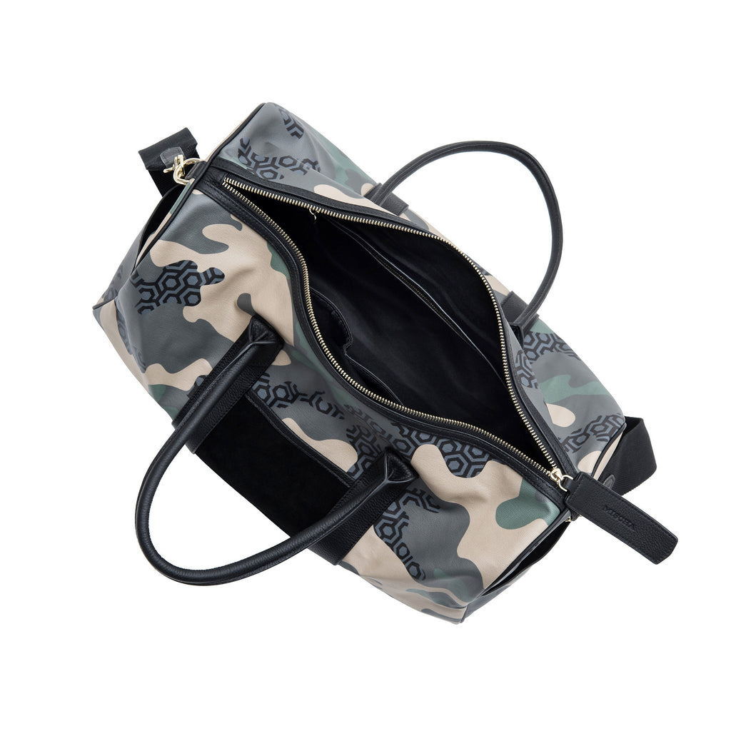 MISCHA Weekender - Camo Green (open)