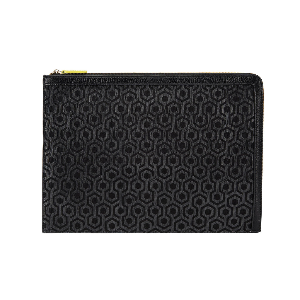 Mischa A4 Folio Pouch Charcoal