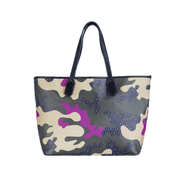 Jet Set Tote - Camo Orchid