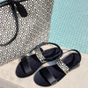 Alasia Lifestyle x MISCHA Plato Sandals & Tote - Classic Black